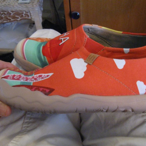 LIN TOLEDO canvas slipon loafer  shoes SZ 7 - Picture 3 of 6